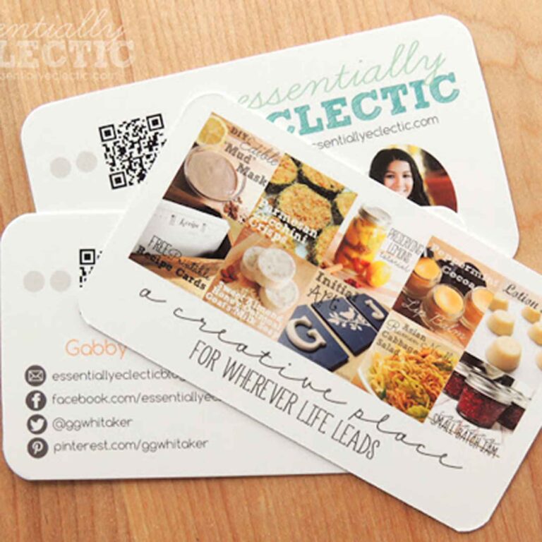 How To Design Custom Business Cards For Your Blog
