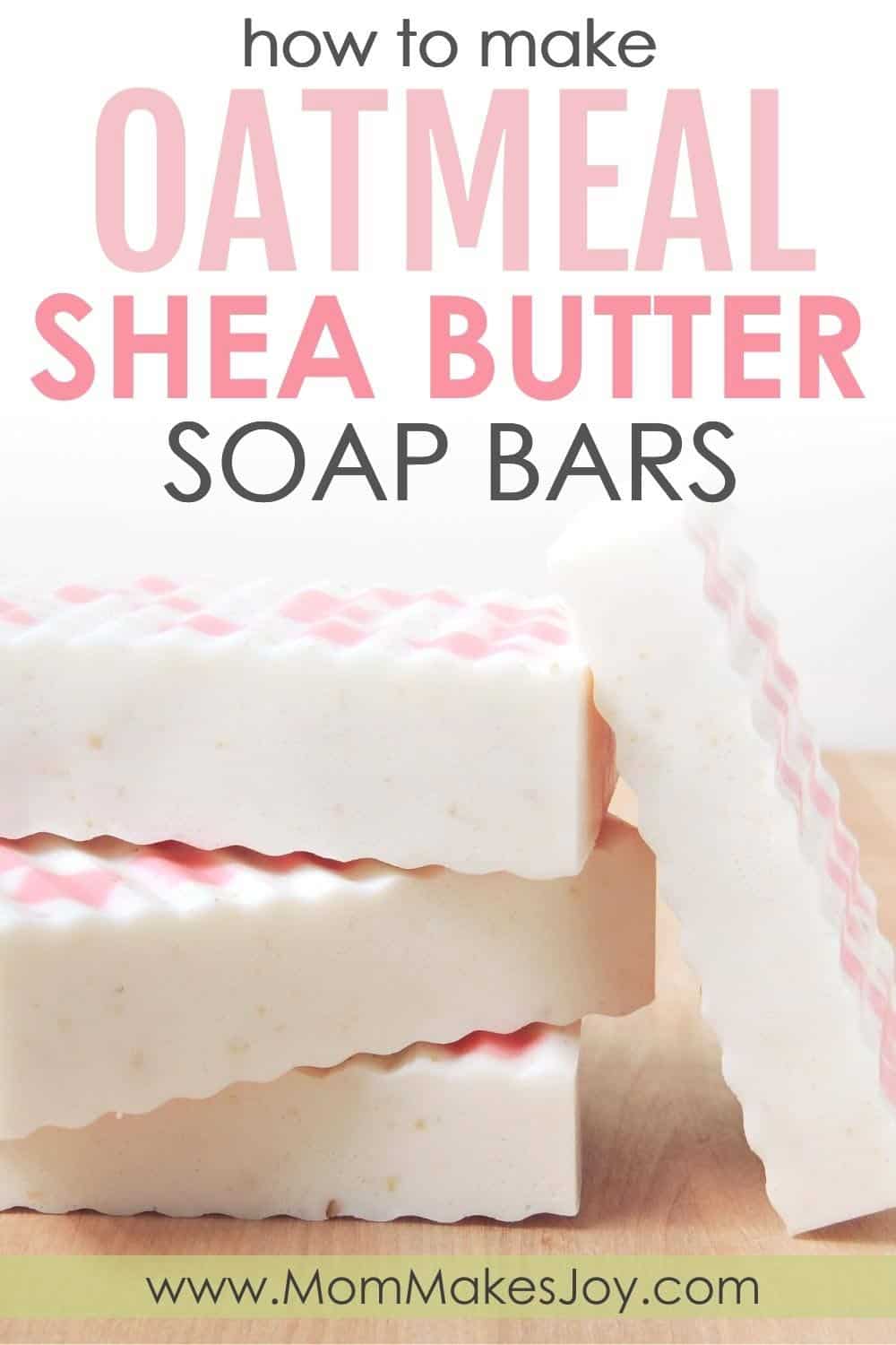 how to make oatmeal shea butter soap bars