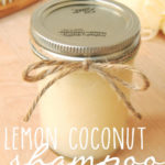 DIY Organic Lemon Coconut Shampoo | www.EssentiallyEclectic.com