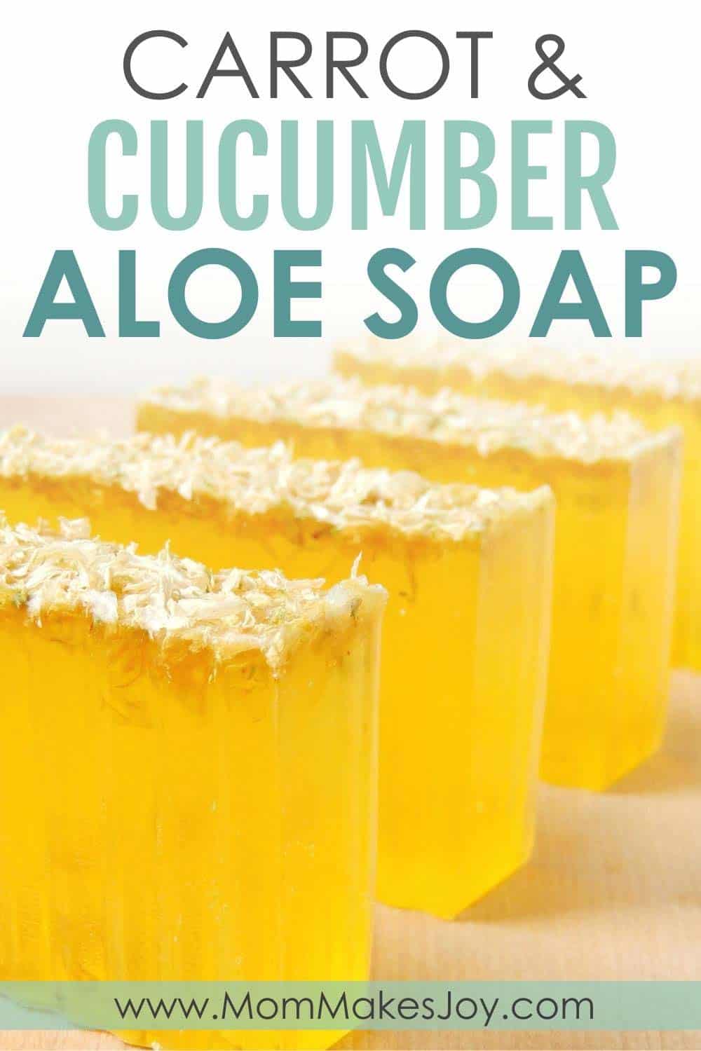 Carrot Cucumber Aloe Soap tutorial