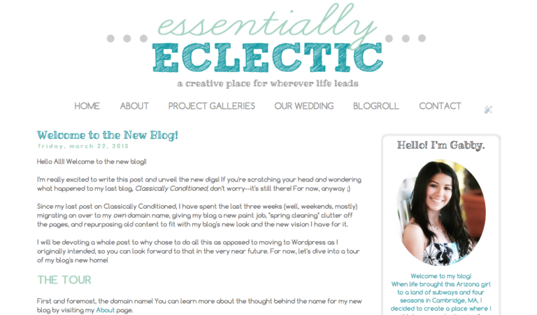 Welcome to the New Blog!