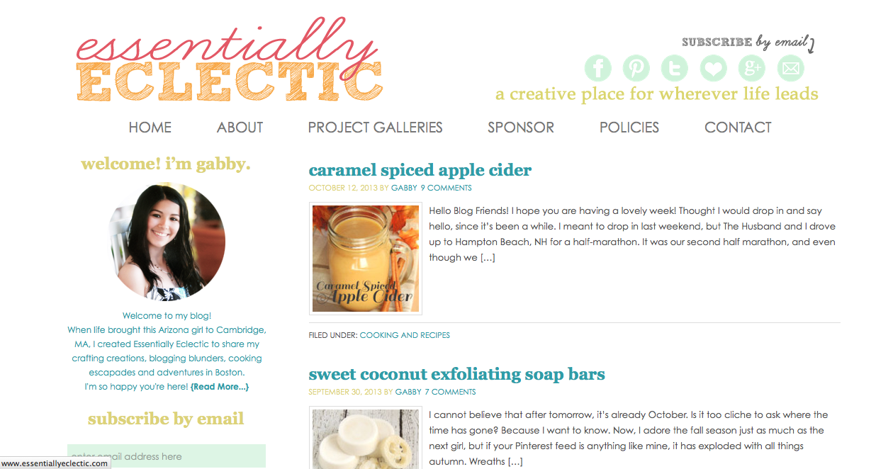 The Story of Essentially Eclectic: Blog Changes Over The Years | www.EssentiallyEclectic.com