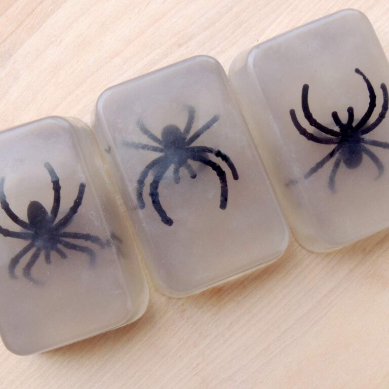 Spooky Halloween Spider Soap