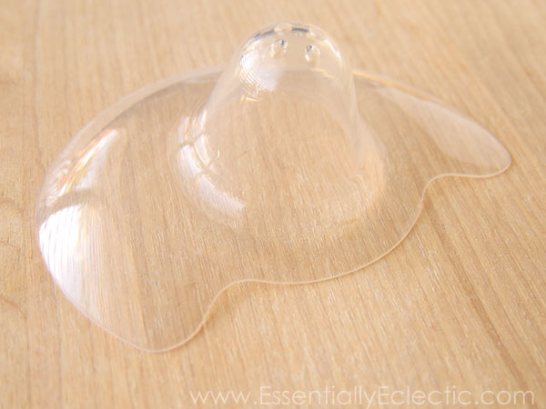 When breastfeeding, a nipple shield can be used to protect damaged nipples or help some babies latch.