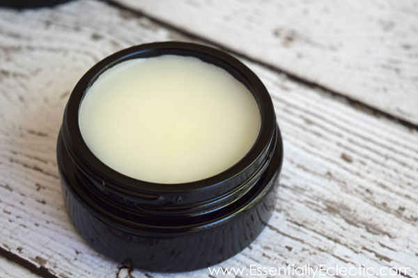 Homemade Headache Salve | www.EssentiallyEclectic.com | This homemade headache salve is easy to make and a great natural alternative to traditional headache meds!