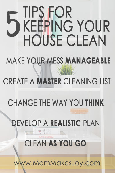 Are you desperate for a new cleaning schedule that will keep your place looking good with minimal effort? Here's how you do it! | Homemaking Tips | Tips for keeping your house clean | Cleaning Tips | Mom Makes Joy