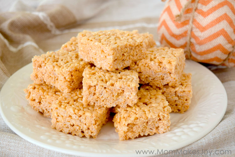 Pumpkin Spice Rice Krispies Treats