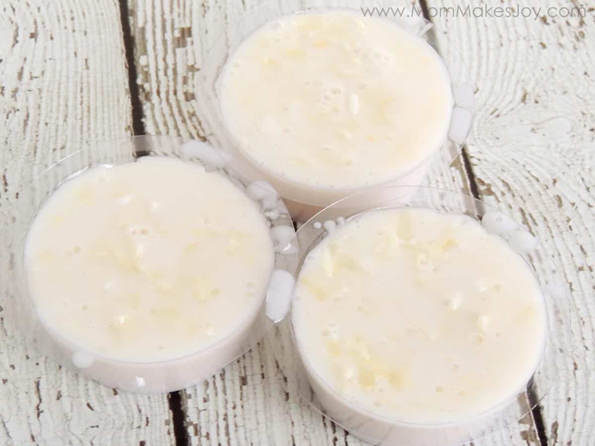 Coconut exfoliating soap drying