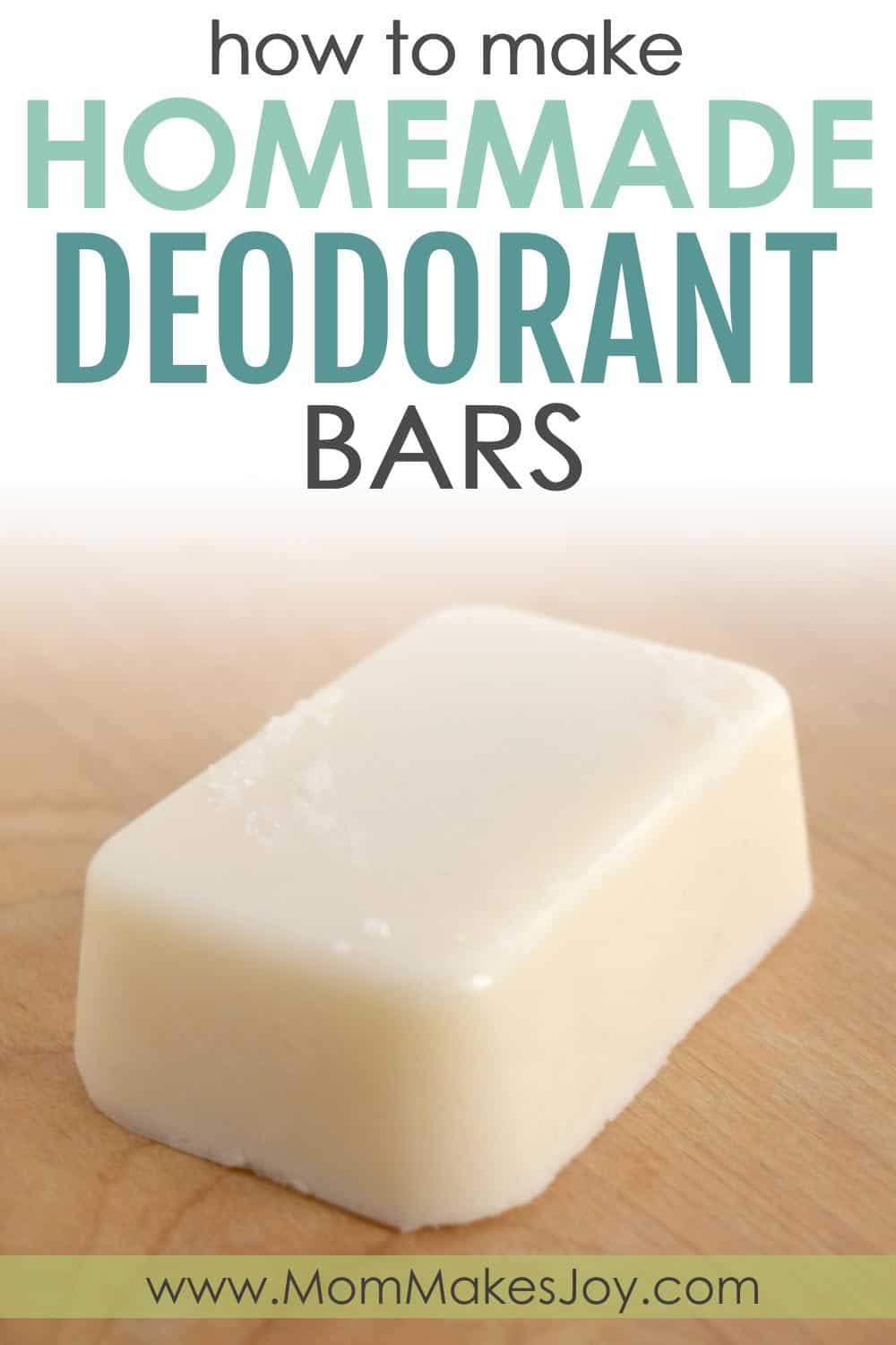 DIY Homemade Deodorant Bars