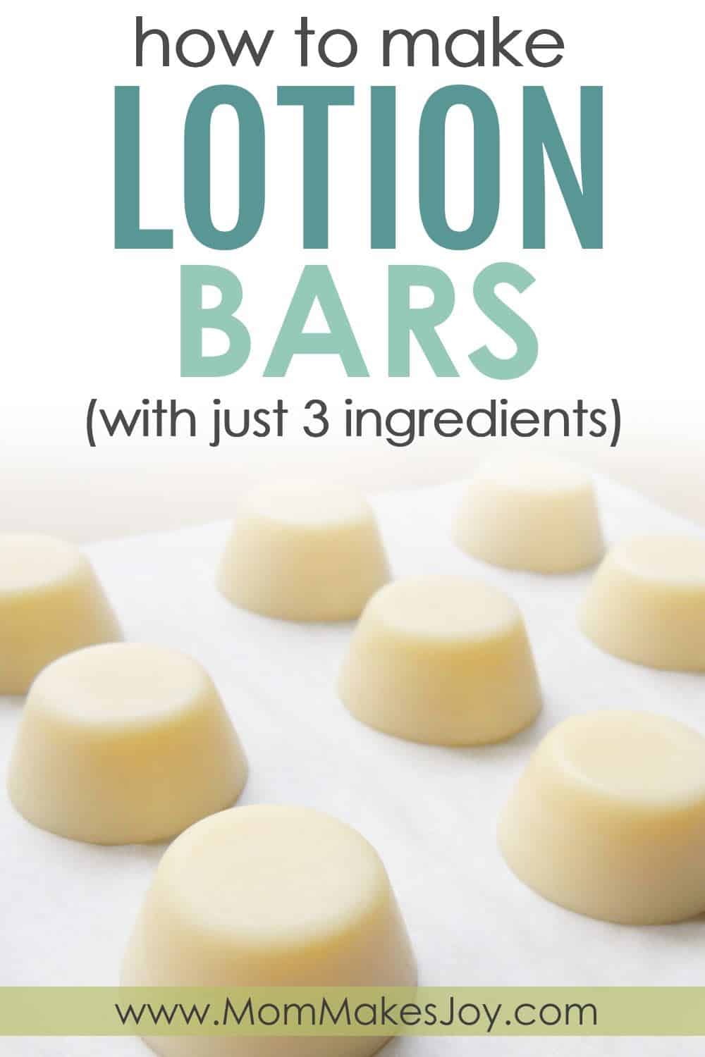 Three ingredients is all you need to make these decadent lotion bars