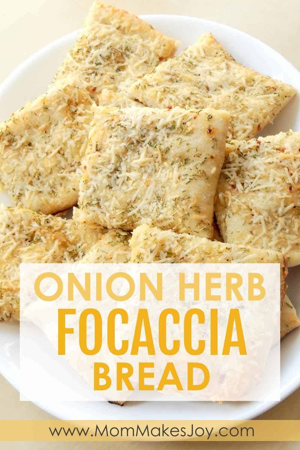 how to make onion herb focaccia bread
