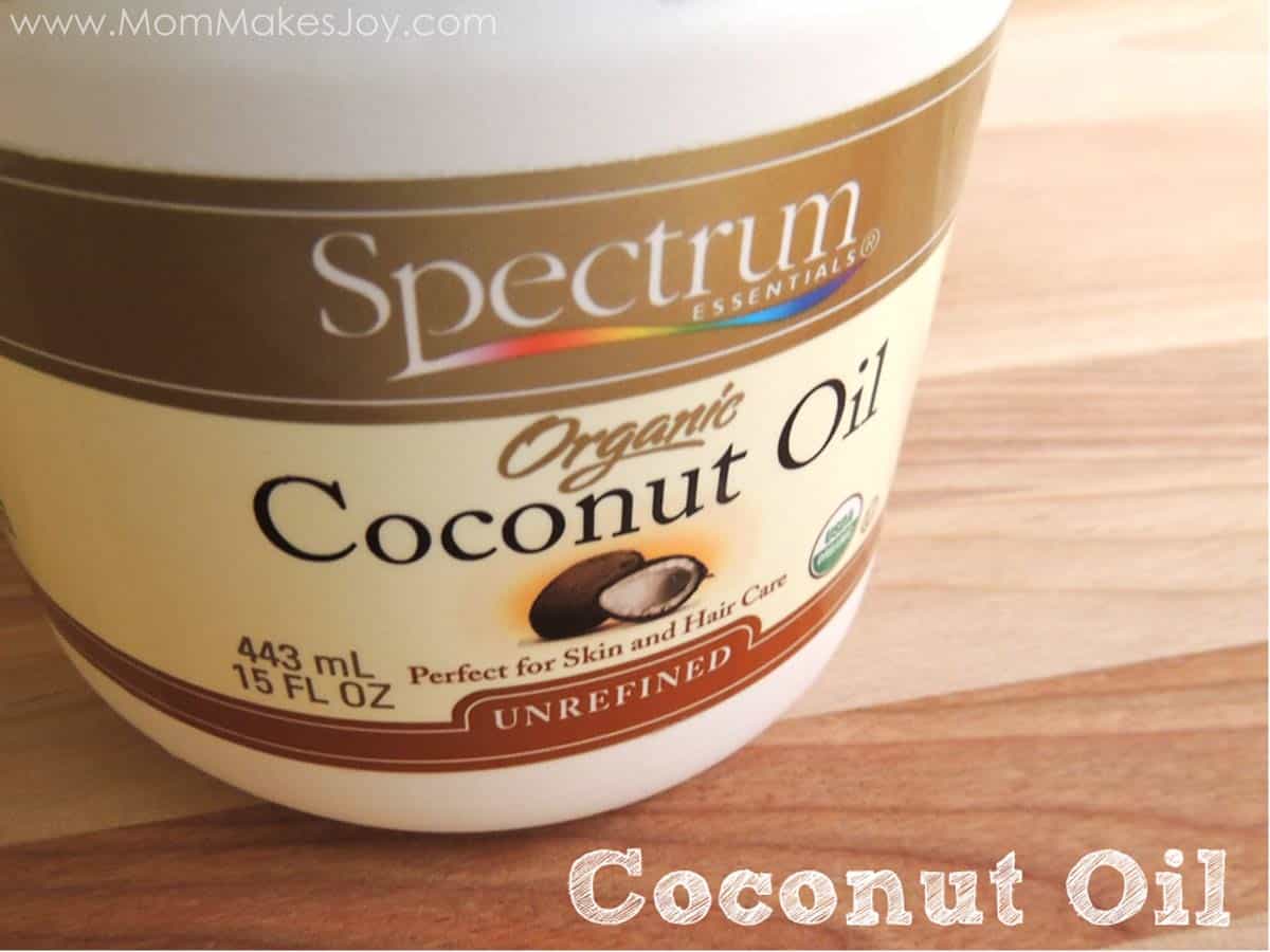 Coconut oil for making homemade lip balm