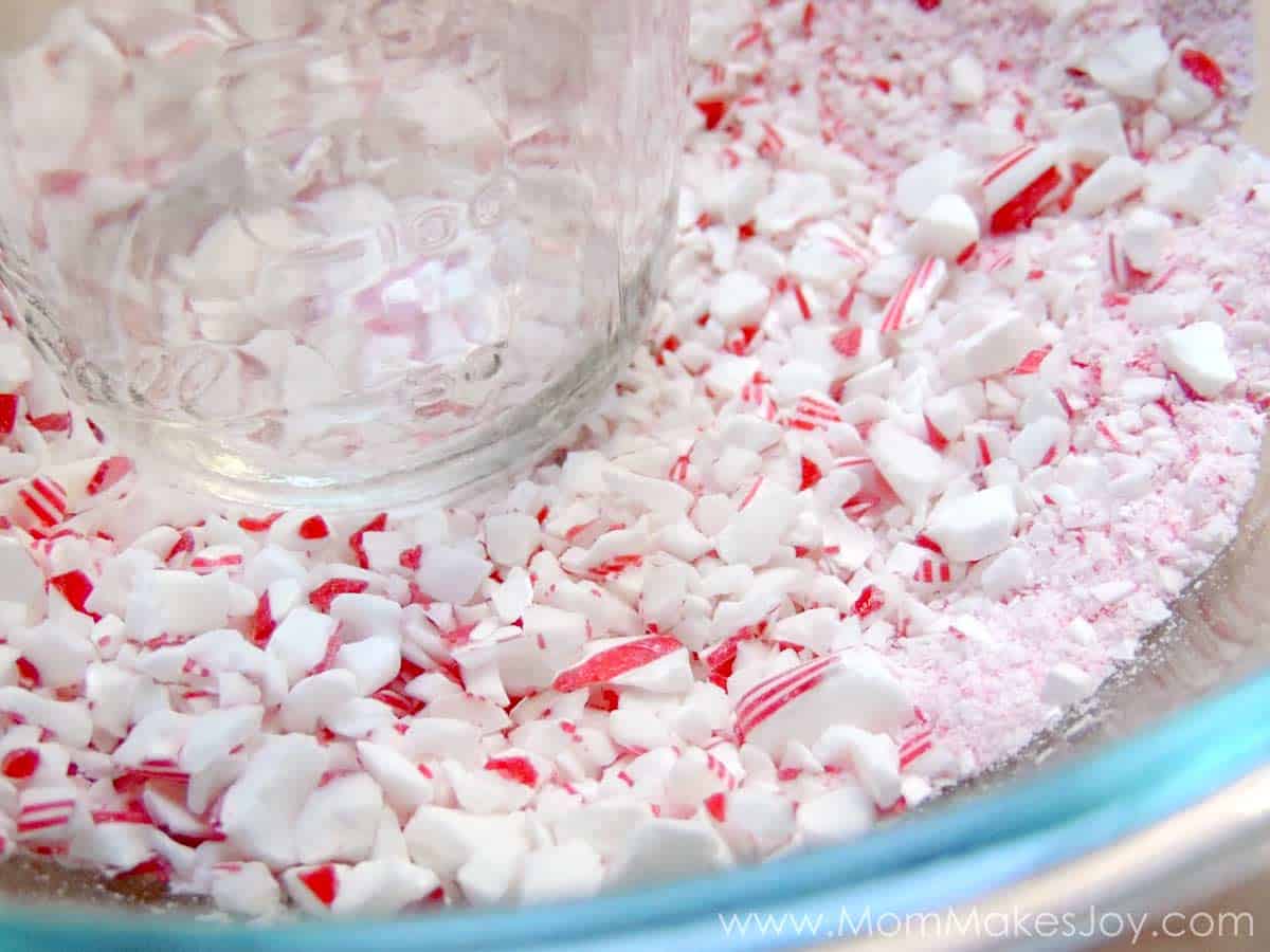 Crushed candy canes