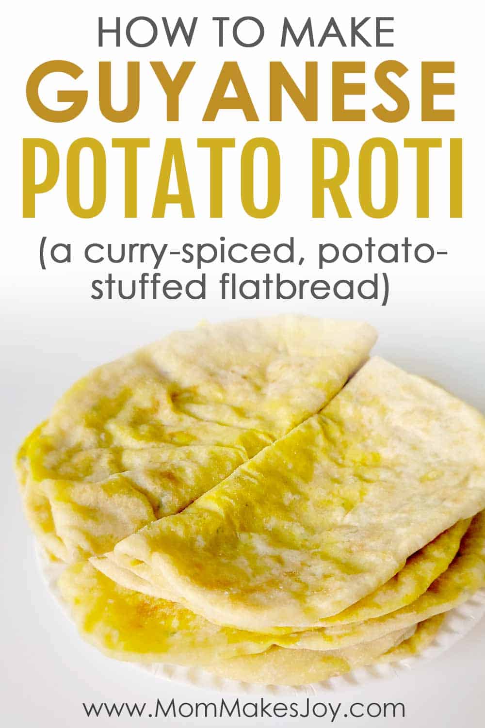 how to make guyanese potato roti